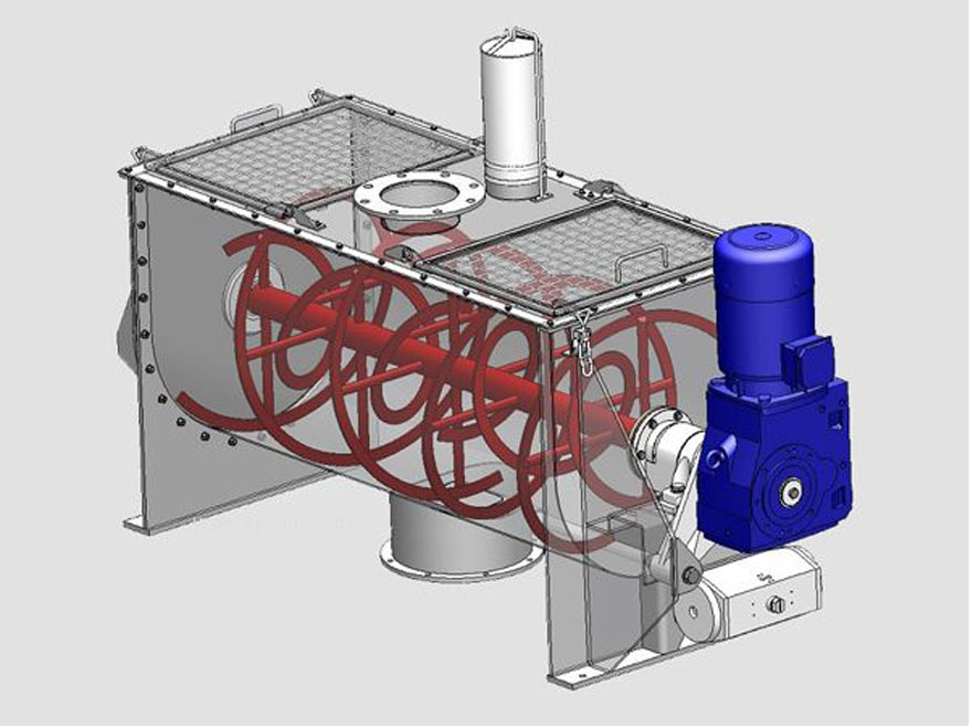 螺帶混合機工作原理